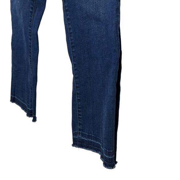 NYDJ Not Your Daughter's Jeans MARILYN ANKLE Dark Wash Stretch Jeans Flowers 10 - Picture 11 of 16